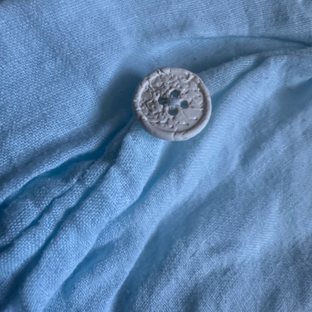Parachute Linen Duvet Cover in Geneva Blue - Picture 5 of 7